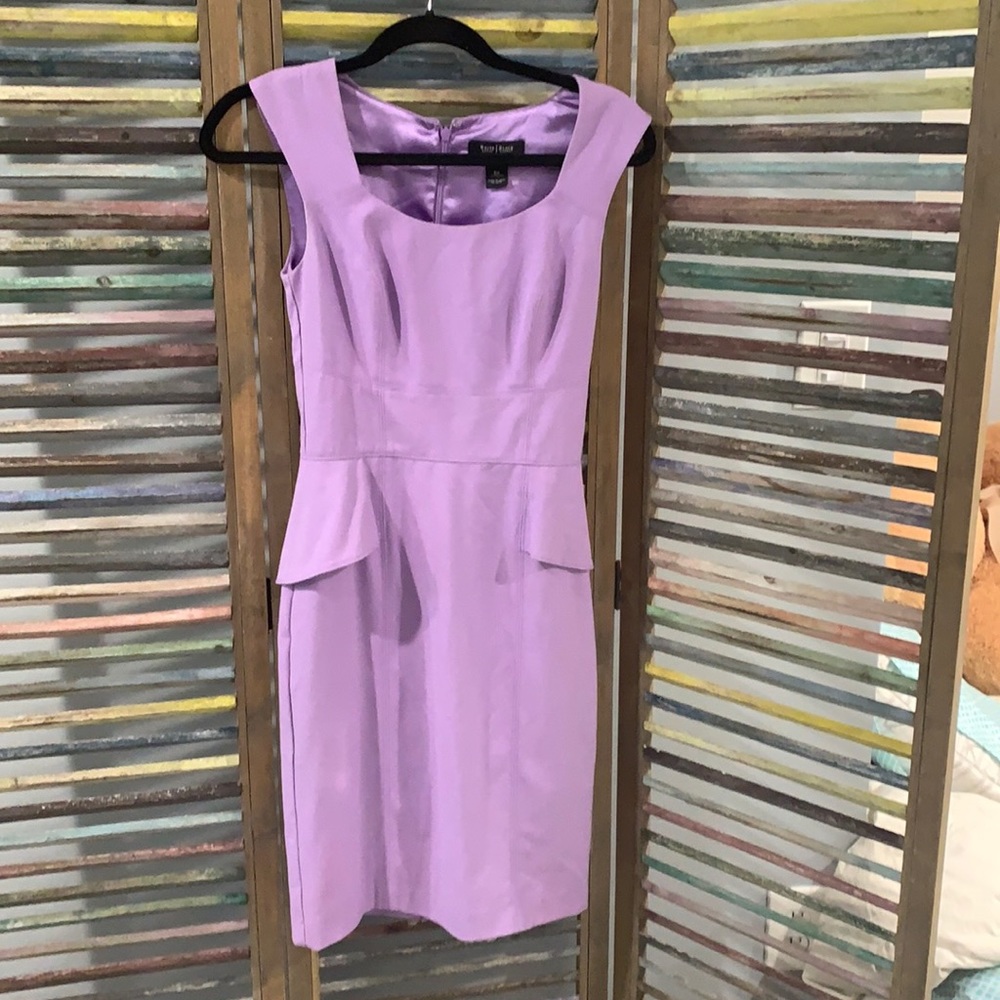 NWOT White House Black Market lilac dress size 00- PRICE IS FIRM